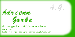 adrienn gorbe business card